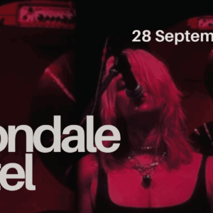 banner for avondale hotel gig 28 september